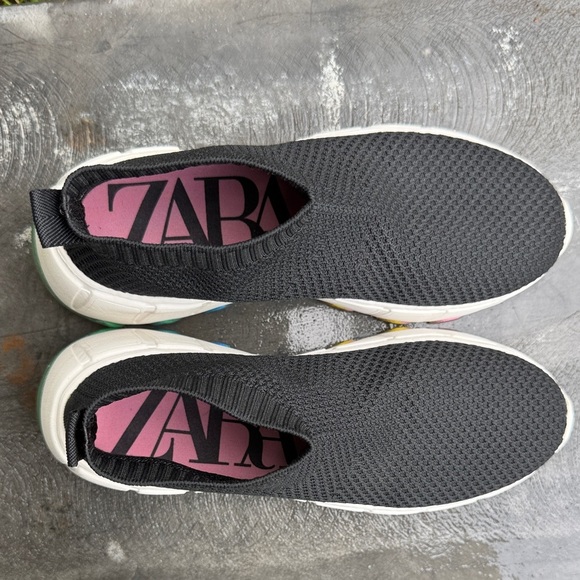 Zara Black Slip-On Men's Sneakers size 6 - Picture 9 of 12